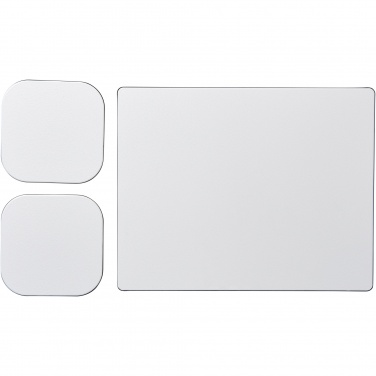 Logotrade Logogeschenke das Foto: Brite-Mat® Mousepad- und Untersetzer-Set 3