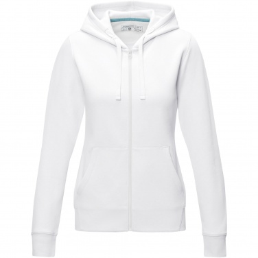 Logotrade Logogeschenke das Foto: Ruby Hoodie mit durchgehendem Reißverschluss aus Bio-Material für Damen