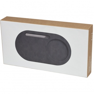Logotrade Geschäftsgeschenke das Foto: Klip kabelloser 5 W Schreibtisch Organizer mit Ladefunktion 