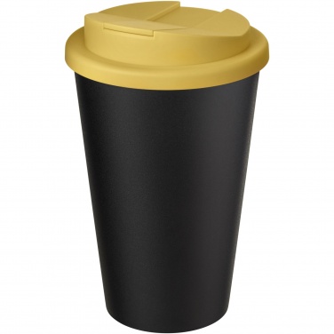 Logotrade Werbeartikel das Foto: Americano® Eco 350 ml recycelter Becher mit auslaufsicherem Deckel