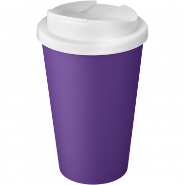 Logotrade Werbegeschenke das Foto: Americano® Eco 350 ml recycelter Becher mit auslaufsicherem Deckel