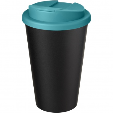 Logotrade Werbeartikel das Foto: Americano® Eco 350 ml recycelter Becher mit auslaufsicherem Deckel