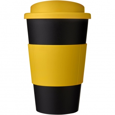 Logotrade Werbegeschenke das Foto: Americano® 350 ml Isolierbecher mit Schutzring