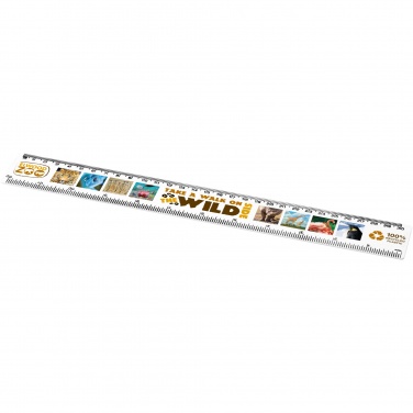 Logotrade werbemittel das Foto: Refari 30 cm Lineal aus recyceltem Kunststoff