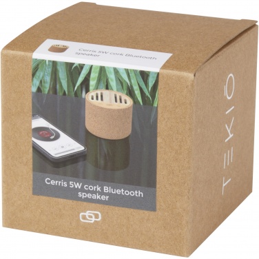 Logotrade Geschäftsgeschenke das Foto: Cerris 5W Bluetooth®-Lautsprecher aus Kork