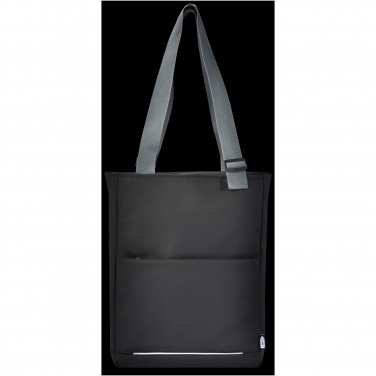 Logotrade Logogeschenke das Foto: Aqua wasserabweisende 14" Laptop-Tragetasche aus GRS Recyclingmaterial 14 L