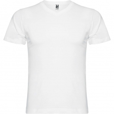 Logotrade Werbegeschenke das Foto: Samoyedo T-Shirt mit V-Ausschnitt für Herren