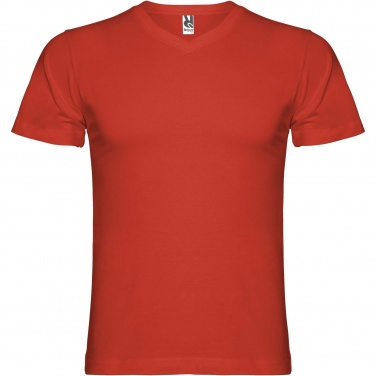 Logotrade Geschäftsgeschenke das Foto: Samoyedo T-Shirt mit V-Ausschnitt für Herren