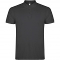 Star Poloshirt für Herren, Dunkles Blei
