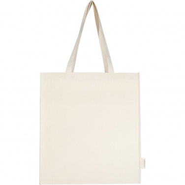 Logotrade Firmengeschenke das Foto: Orissa 180 g/m² Tragetasche mit Seitenfalte aus Bio-Baumwolle 14L