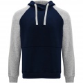 Badet zweifarbiger Kapuzenpullover für Kinder , Marineblau / Grau meliert