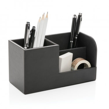 Logotrade Werbeartikel das Foto: Swiss Peak RCS recycelter PU Desk organizer