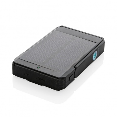Logotrade Werbegeschenke das Foto: Skywave 5000mah Solar Powerbank, 10W Wireless aus rPlastik