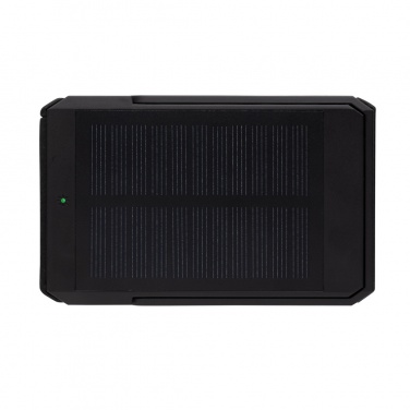 Logotrade Werbeartikel das Foto: Skywave 5000mah Solar Powerbank, 10W Wireless aus rPlastik