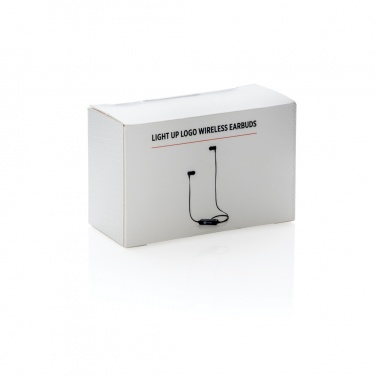 Logotrade Logogeschenke das Foto: Wireless Ohrhörer mit leuchtendem Logo
