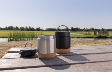 Logotrade werbemittel das Foto: Savory Lebensmittelflasche aus RCS recycelt. Stainless-Steel