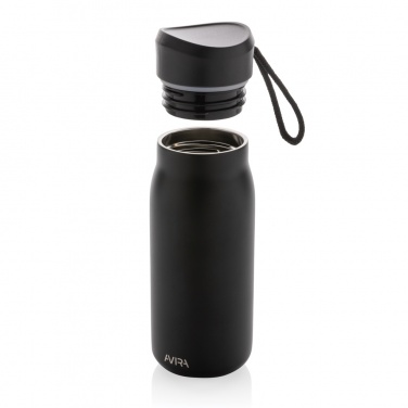 Logotrade Werbegeschenke das Foto: Avira Ain 150ml Reiseflasche aus RCS rec. Stainless-Steel