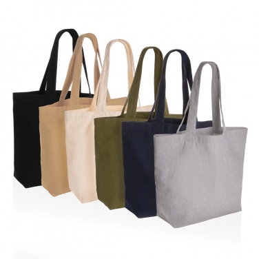Logotrade Logogeschenke das Foto: Impact Aware™ 240g/m² rcCanvas Shopper + Tasche, ungefärbt