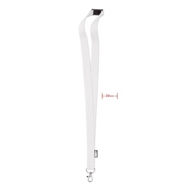 Logotrade Geschäftsgeschenke das Foto: Lanyard RPET 20mm