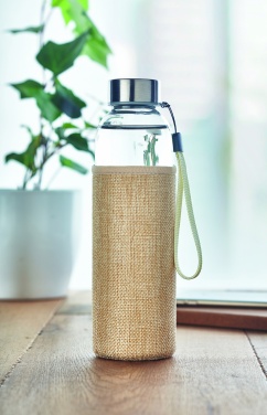 Logotrade Logogeschenke das Foto: Trinkflasche Glas 500ml