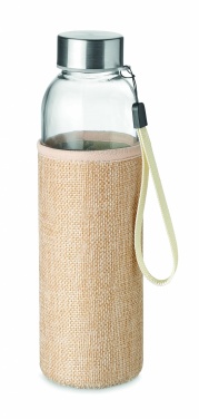 Logotrade Geschäftsgeschenke das Foto: Trinkflasche Glas 500ml