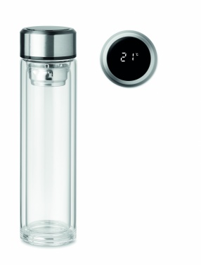 Logotrade werbemittel das Foto: Flasche 390ml mit LED Anzeige