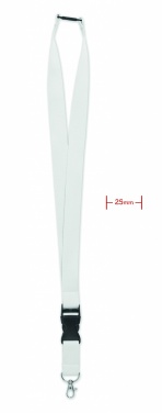 Logotrade Firmengeschenke das Foto: Lanyard mit Metallkarabiner