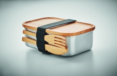 Logotrade werbemittel das Foto: Lunchbox Edelstahl 600ml