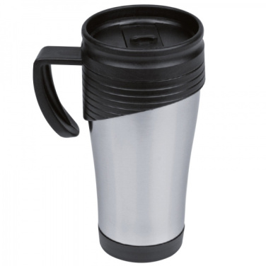 Logotrade Firmengeschenke das Foto: Edelstahl Thermobecher EL PASO 400 ml