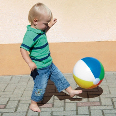 Logotrade Werbeartikel das Foto: Mehrfarbiger Strandball PALM SPRINGS