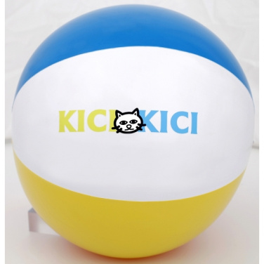 Logotrade Logogeschenke das Foto: Mehrfarbiger Strandball PALM SPRINGS