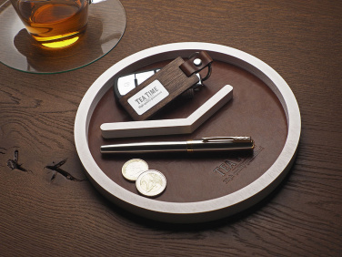 Logotrade Firmengeschenke das Foto: Schreibtisch-Organizer aus Holz 1851121