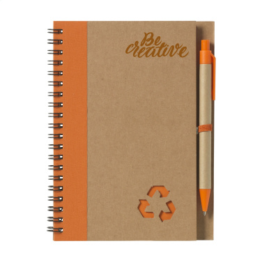 Logotrade Werbeartikel das Foto: Recycle Note-L Papiernotizbuch
