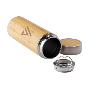 Logotrade Werbegeschenke das Foto: Osaka 360 ml Bambus Thermoflasche/Thermobecher