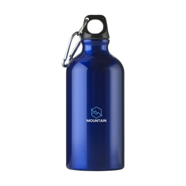 Logotrade Geschäftsgeschenke das Foto: AluMini GRS Recycled 500 ml Wasserflasche