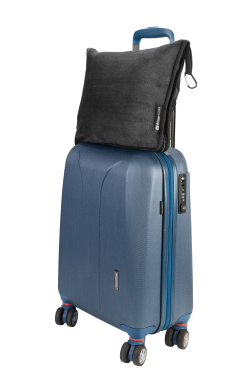 Logotrade werbemittel das Foto: Decke und Kissen 2 in 1 AMIATA Schwarzwolf