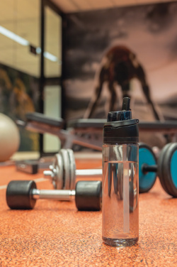 Logotrade werbemittel das Foto: Omni Sip Wasserflasche 800ml aus RCS RPET