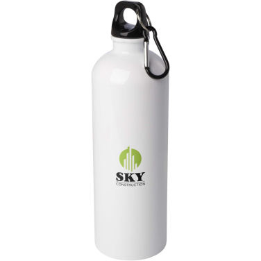 Logotrade werbemittel das Foto: Oregon 750 ml RCS-zertifizierte, einwandige Trinkflasche aus Edelstahl mit Karabinerhaken