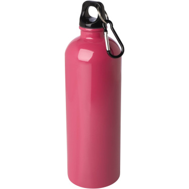 Logotrade werbemittel das Foto: Oregon 750 ml RCS-zertifizierte, einwandige Trinkflasche aus Edelstahl mit Karabinerhaken