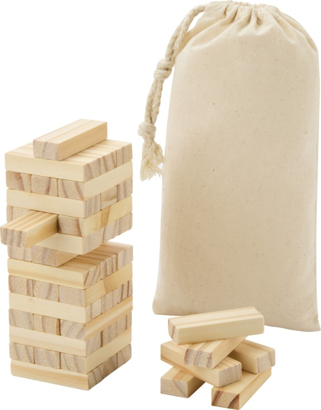 Logotrade werbemittel das Foto: Jumble Wackelturm aus Holz