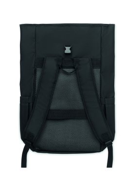 Logotrade Logogeschenke das Foto: Rolltop-Rucksack 600D RPET