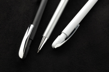 Logotrade Firmengeschenke das Foto: Glide GRS-zertifizierter rABS Stift mit Metallclip