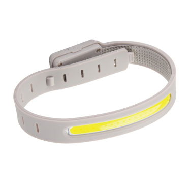 Logotrade Werbegeschenke das Foto: Lumi Sprint wiederaufladbares LED Lauflicht aus RCS rec. ABS