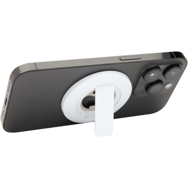 Logotrade Firmengeschenke das Foto: Ain Magnetische Smartphonehalterung  aus recyceltem Kunststoff mit Flaschenöffner 