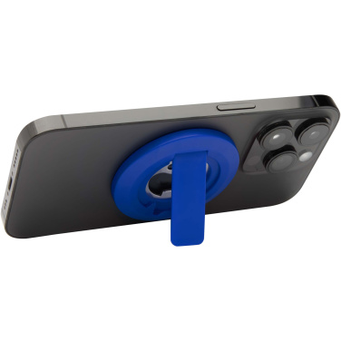 Logotrade Geschäftsgeschenke das Foto: Ain Magnetische Smartphonehalterung  aus recyceltem Kunststoff mit Flaschenöffner 