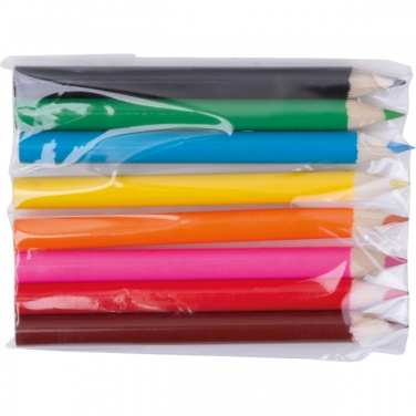 Logotrade Werbegeschenke das Foto: Etui mit Buntstiften CARLTON