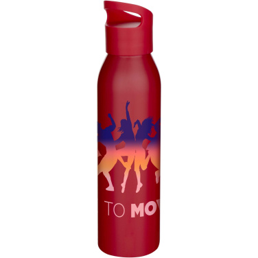Logotrade Werbegeschenke das Foto: Sky 650 ml RCS-zertifizierte, einwandige Trinkflasche aus recyceltem Edelstahl