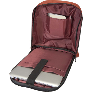 Logotrade Werbeartikel das Foto: Luma 15" GRS Laptop-Rucksack aus recyceltem Material mit Diebstahlschutz 10L