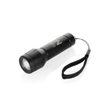Logotrade Werbegeschenke das Foto: Flara USB-aufladbare Taschenlampe aus RCS recyceltem ABS
