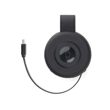 Logotrade Werbeartikel das Foto: VINGA Baltimore 2-in-1 kabelloser 15W RCS Travel Charger